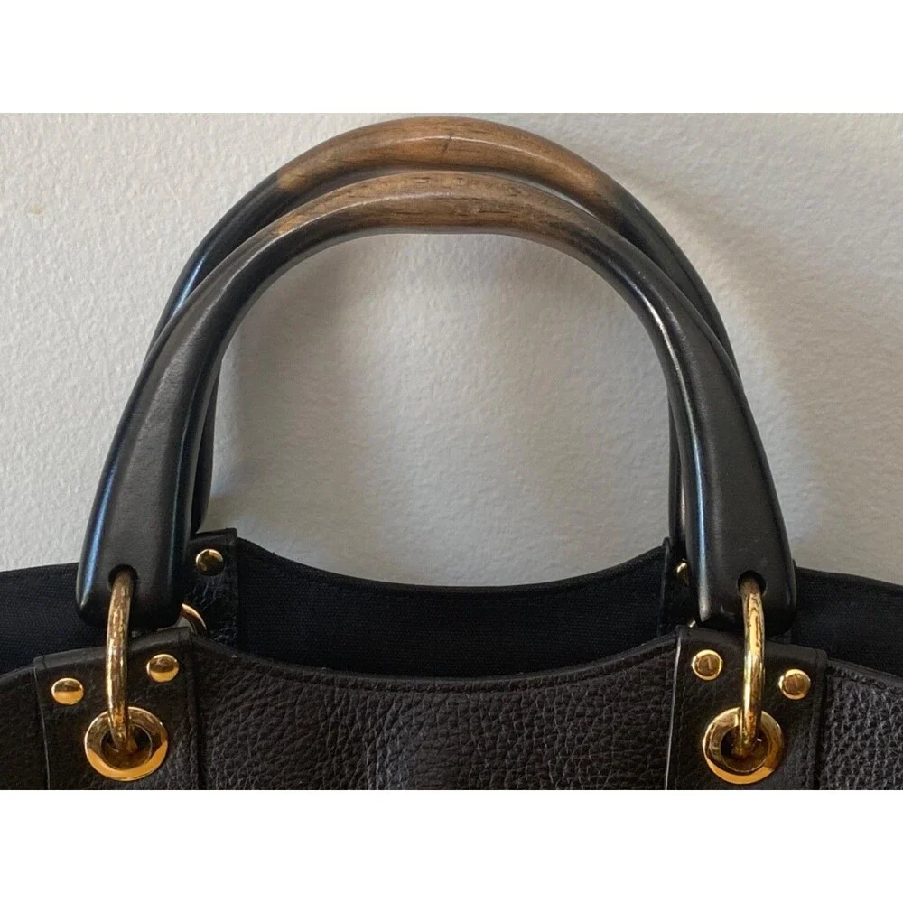 Vintage Forth & Towne Woven Straw Top Handle Satchel Handbag